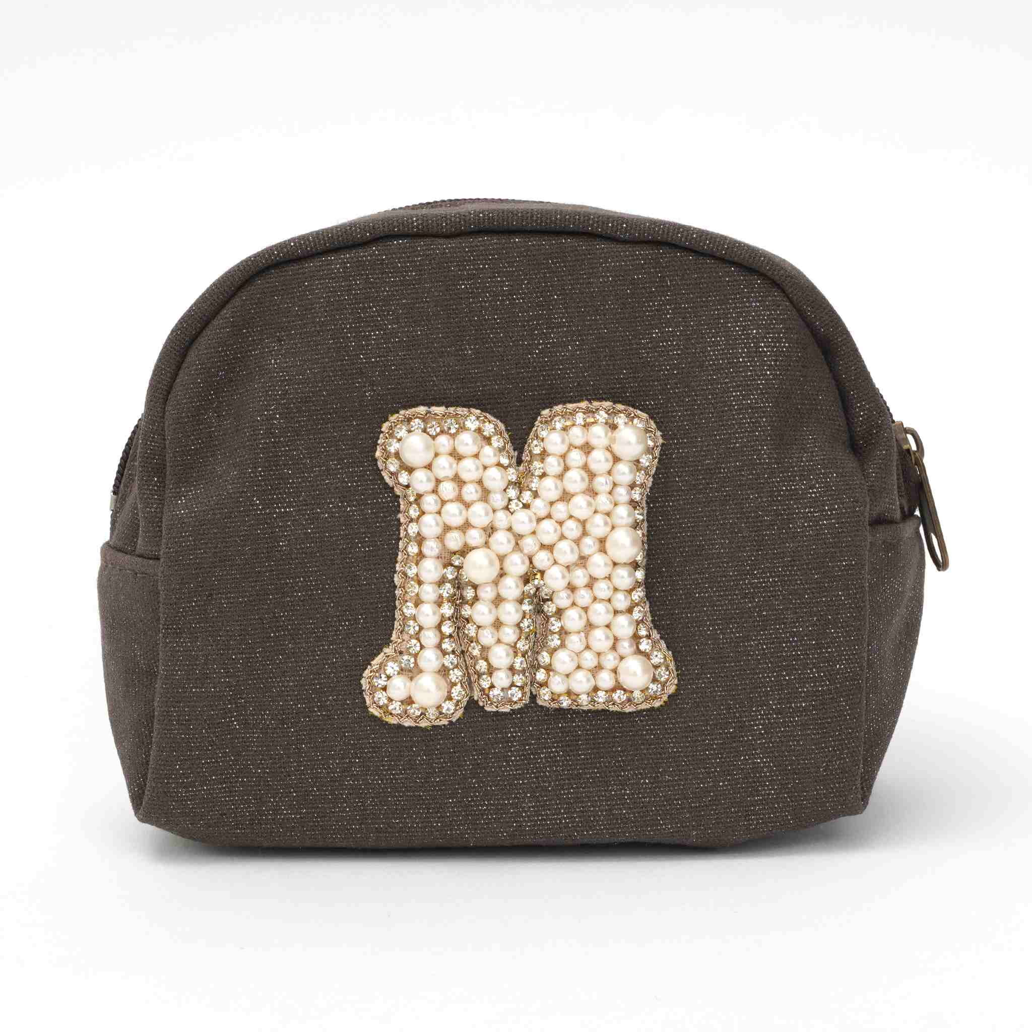 メタリックボックスポーチ｜M