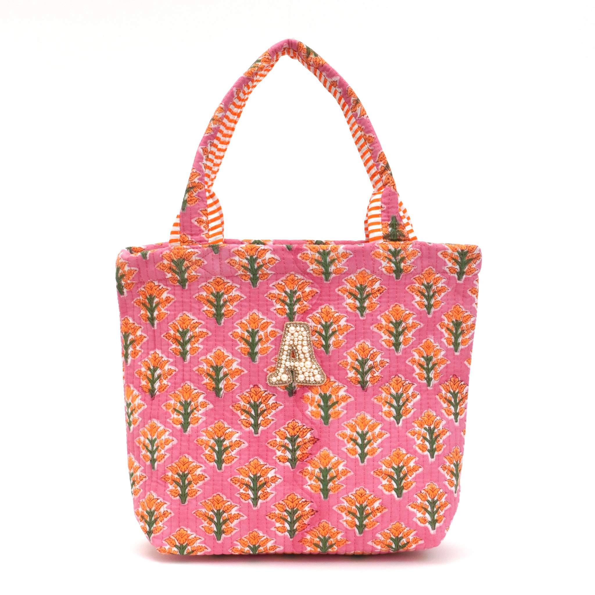 ブロックプリントバッグ｜A