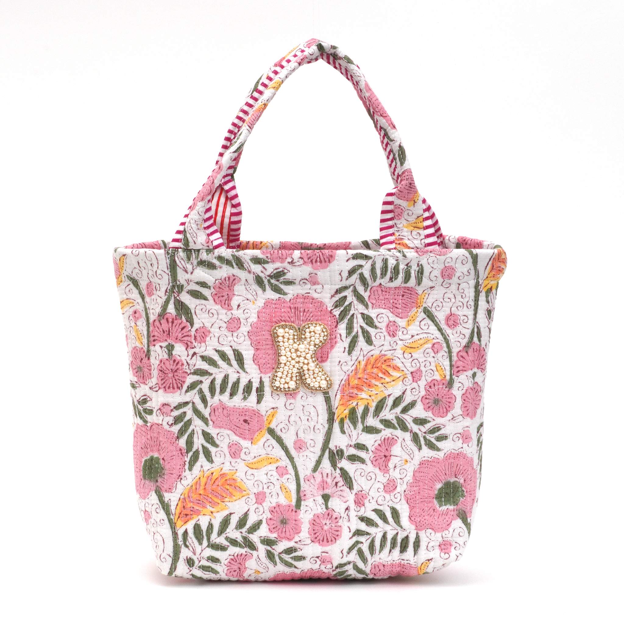 ブロックプリントバッグ｜K