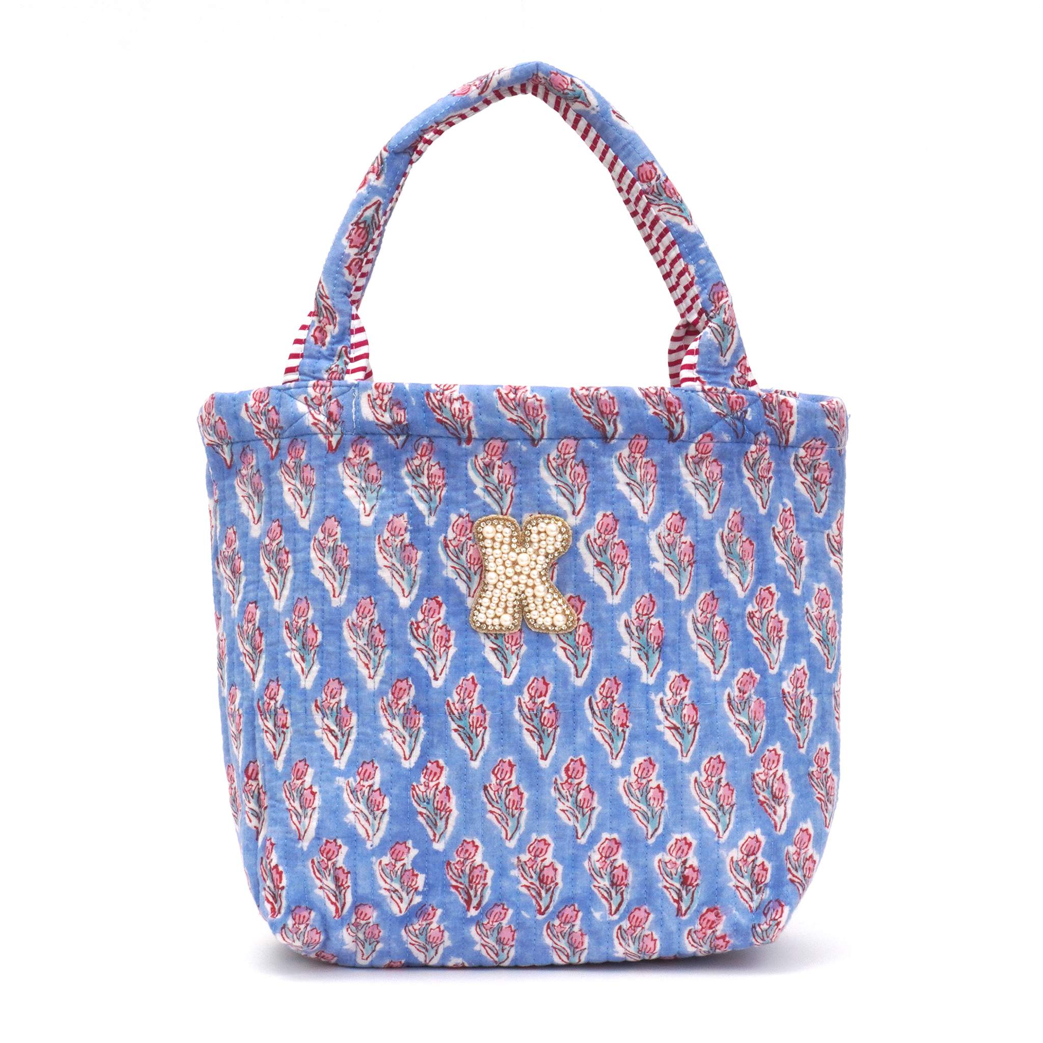 ブロックプリントバッグ｜K