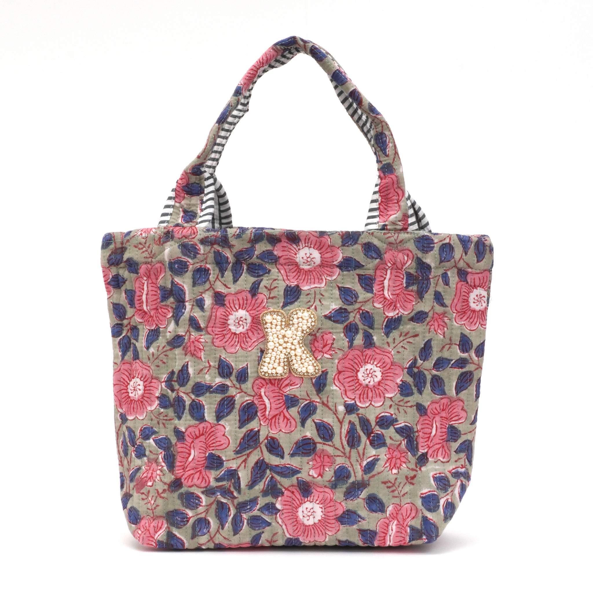 ブロックプリントバッグ｜K