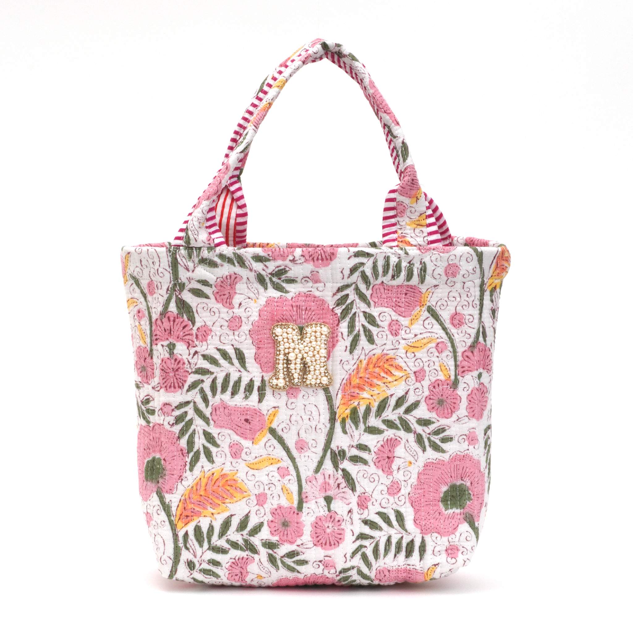 ブロックプリントバッグ｜M