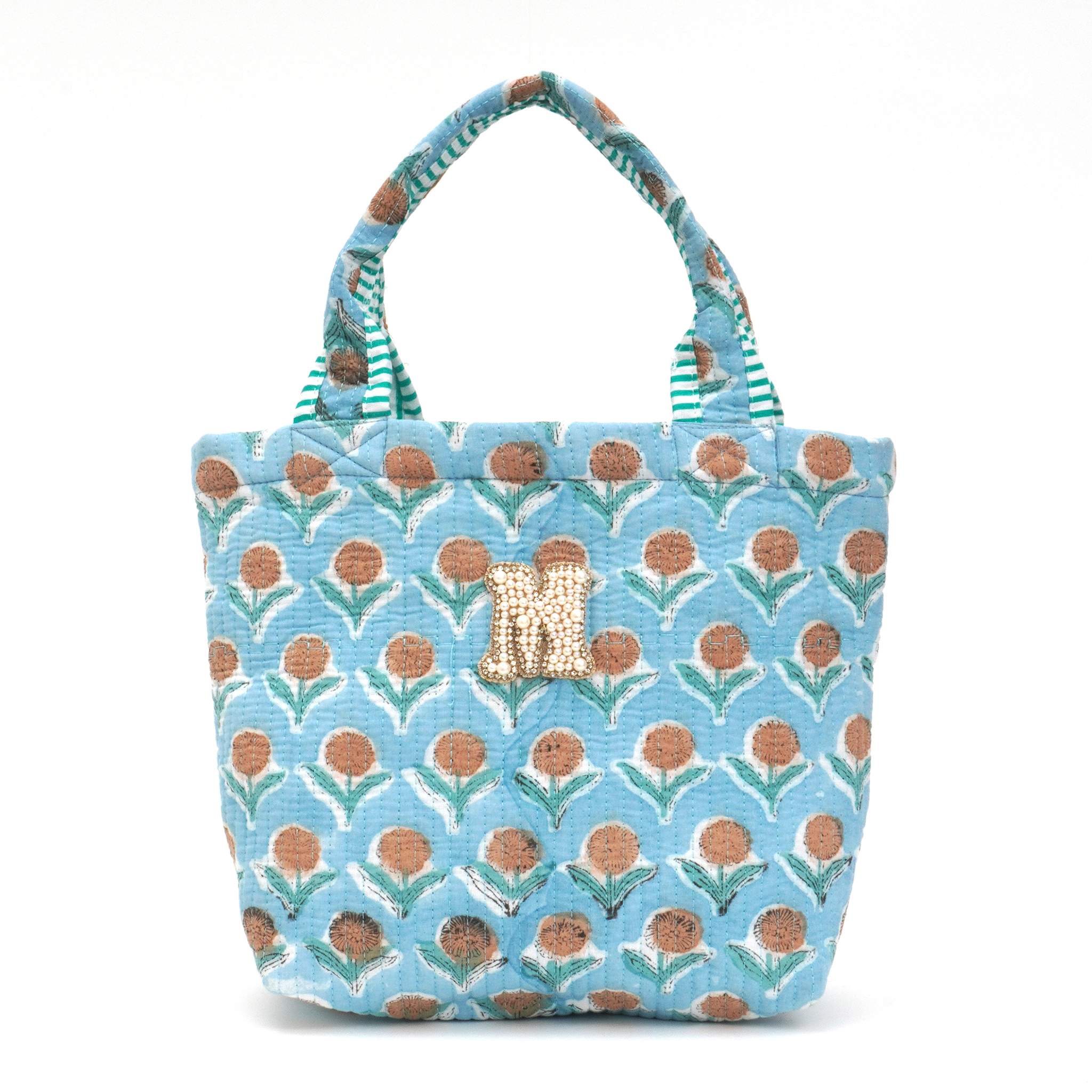 ブロックプリントバッグ｜M