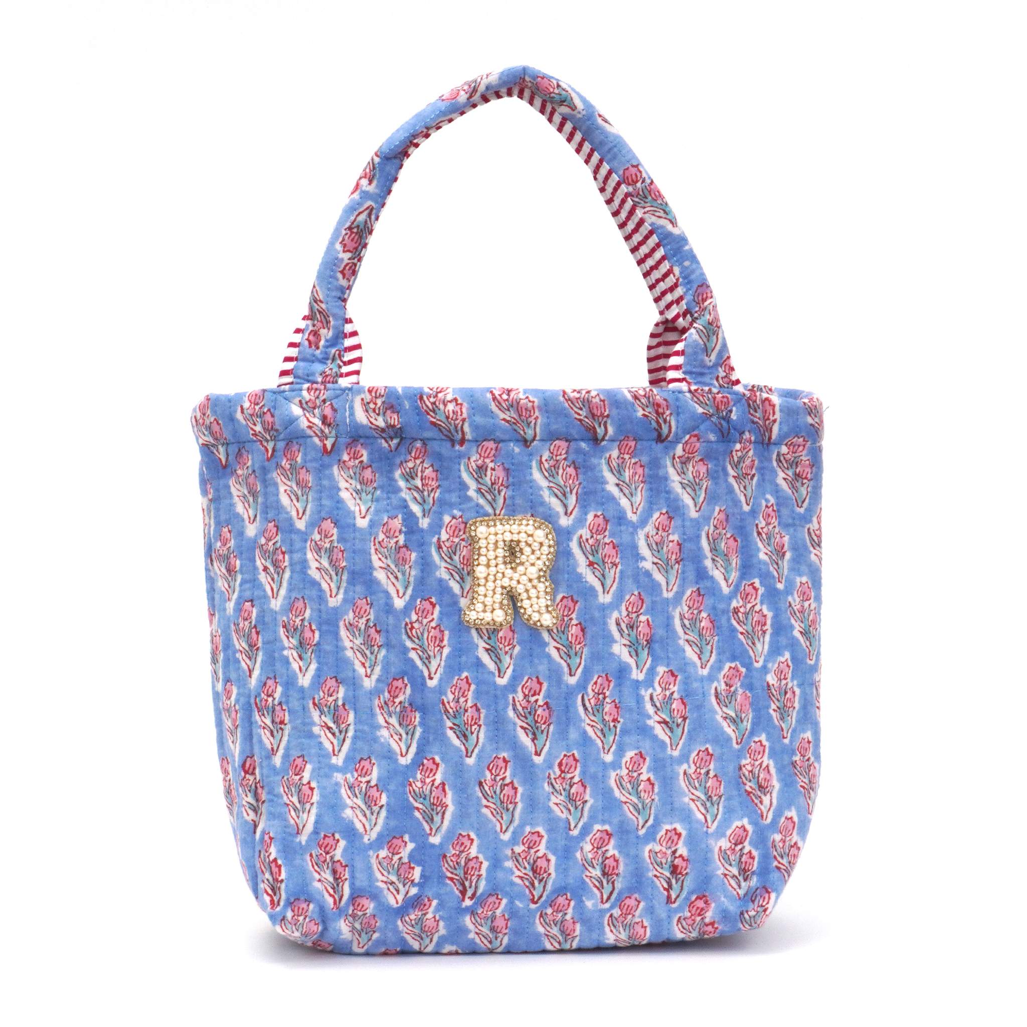 ブロックプリントバッグ｜R