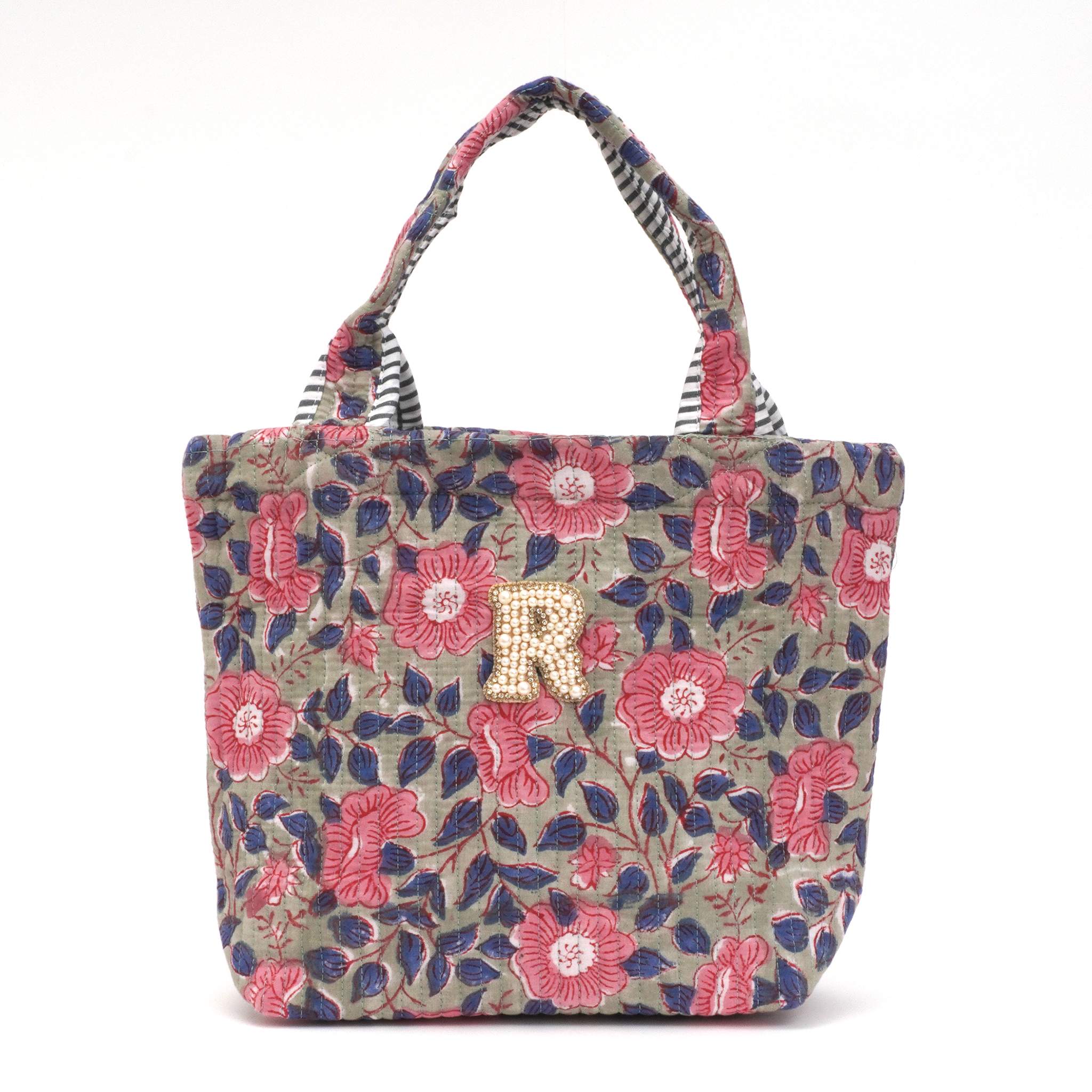 ブロックプリントバッグ｜R