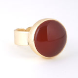 3300円 天然石リング｜カーネリアン