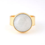 3300円 天然石リング｜ムーンストーン