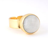 3300円 天然石リング｜ムーンストーン