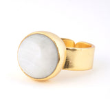 3300円 天然石リング｜ムーンストーン