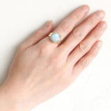 3300円 天然石リング｜ムーンストーン