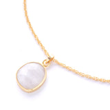 5500円 天然石ネックレス｜ムーンストーン
