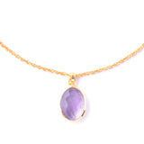5500円 天然石ネックレス｜アメジスト