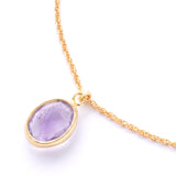 5500円 天然石ネックレス｜アメジスト