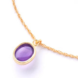 5500円 天然石ネックレス｜アメジスト