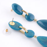 Color Retro Mochi -Fierce/Clip-on earringss