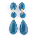 Color Retro Mochi -Fierce/Clip-on earringss