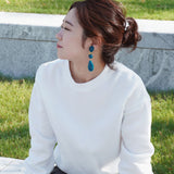 Color Retro Mochi -Fierce/Clip-on earringss