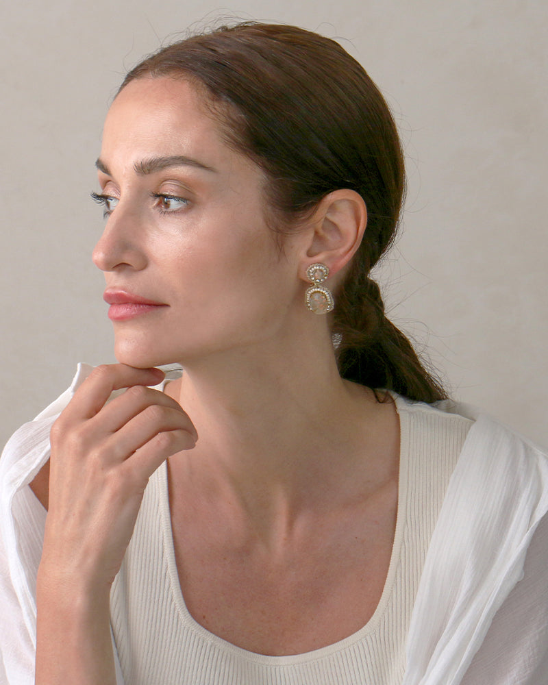 ビジュー ストーン ピアス イヤリング | Neha ネーハ – MAYGLOBE