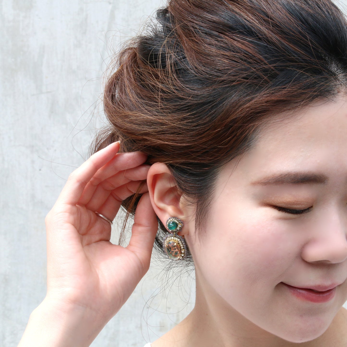 Circle Bijou earrings