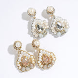 Shizuku Stone Visu Escape/Clip-on earringss