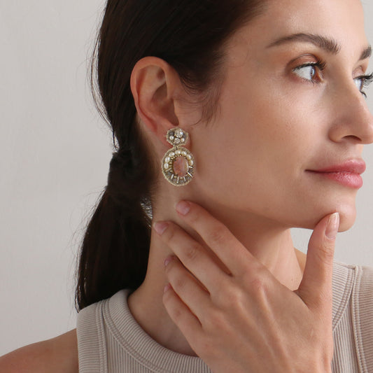 Bijou x Pearl earrings