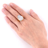 3300円 天然石リング｜ムーンストーン