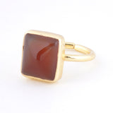 【OUTLET】カーネリアン｜天然石リング