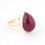 【OUTLET】ピンクカルセドニー｜天然石リング Raanii ラーニー