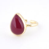 【OUTLET】ピンクカルセドニー｜天然石リング Raanii ラーニー