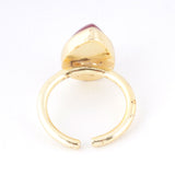 【OUTLET】ピンクカルセドニー｜天然石リング Raanii ラーニー