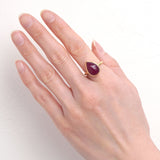 【OUTLET】ピンクカルセドニー｜天然石リング Raanii ラーニー