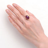 【OUTLET】ピンクカルセドニー｜天然石リング Raanii ラーニー