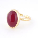 【OUTLET】ピンクカルセドニー｜天然石リング Raanii ラーニー