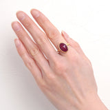 【OUTLET】ピンクカルセドニー｜天然石リング Raanii ラーニー