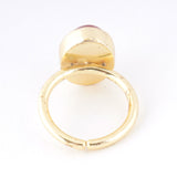 【OUTLET】ピンクカルセドニー｜天然石リング Raanii ラーニー