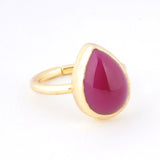 【OUTLET】ピンクカルセドニー｜天然石リング Raanii ラーニー