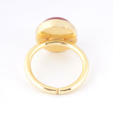 【OUTLET】ピンクカルセドニー｜天然石リング Raanii ラーニー