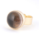 3300円 天然石リング｜スモーキークォーツ