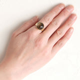 3300円 天然石リング｜スモーキークォーツ