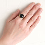 3300円 天然石リング｜スモーキークォーツ