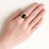 3300円 天然石リング｜スモーキークォーツ