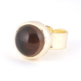 3300円 天然石リング｜スモーキークォーツ