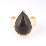 3300円 天然石リング｜スモーキークォーツ