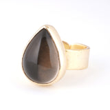 3300円 天然石リング｜スモーキークォーツ