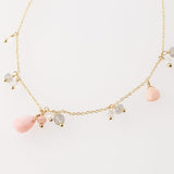 Pink Opal x Glamon Stone x Crystal Bracelet/Anklet