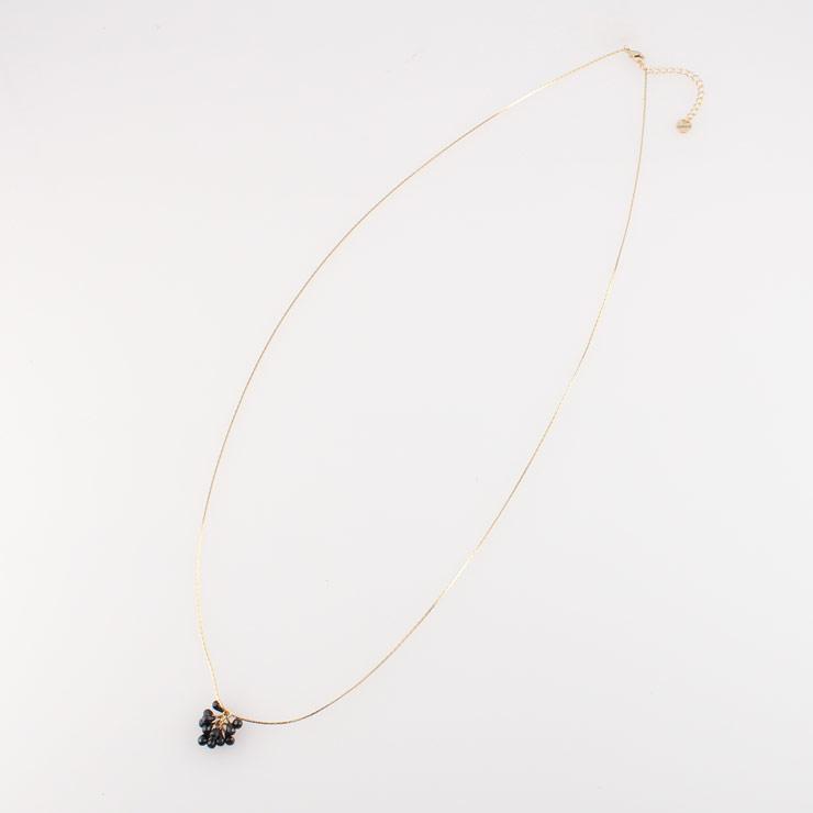 Black Spinel long necklace