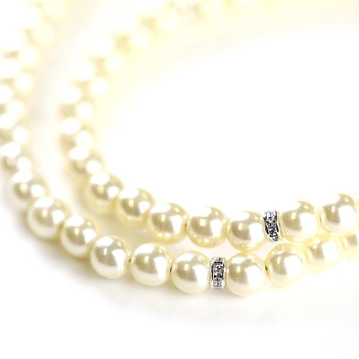 Pearl x Rondel 2 3WAY necklace