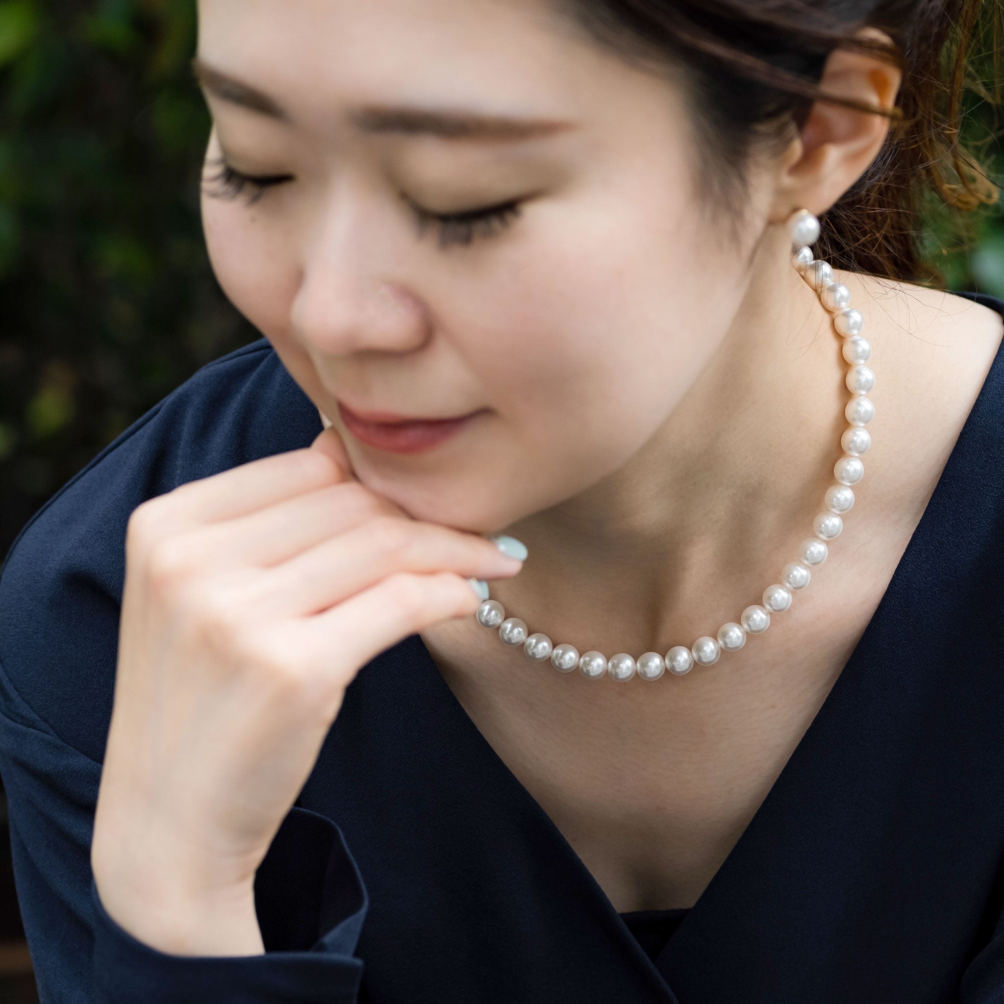 限定お値下げ中 極美品 SHOUGUNパール 真珠ネックレスファッション ...