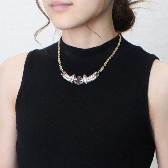 Bijou embroidery necklace