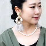 Bijou x Pom Pontassel earrings